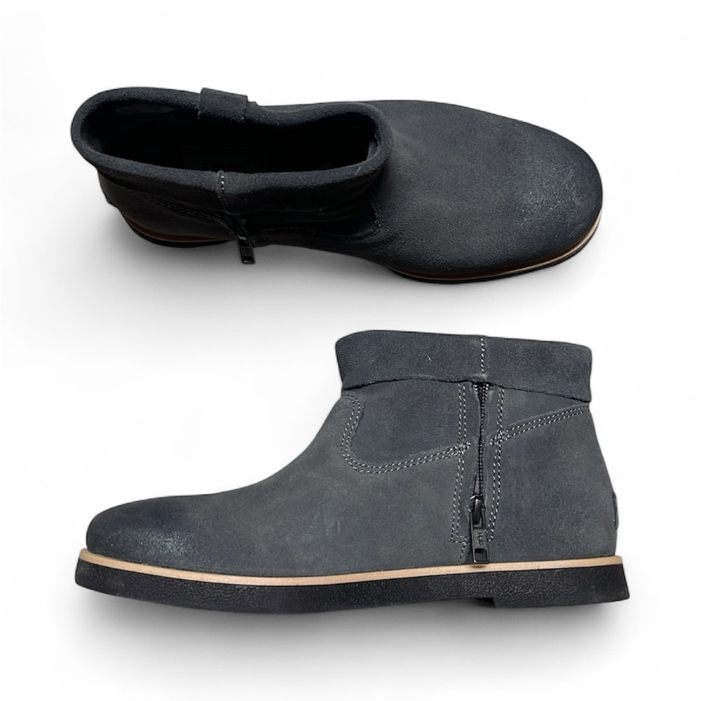 UGG Josefene Cuff Boots – Distressed Suede Grey – Size 7